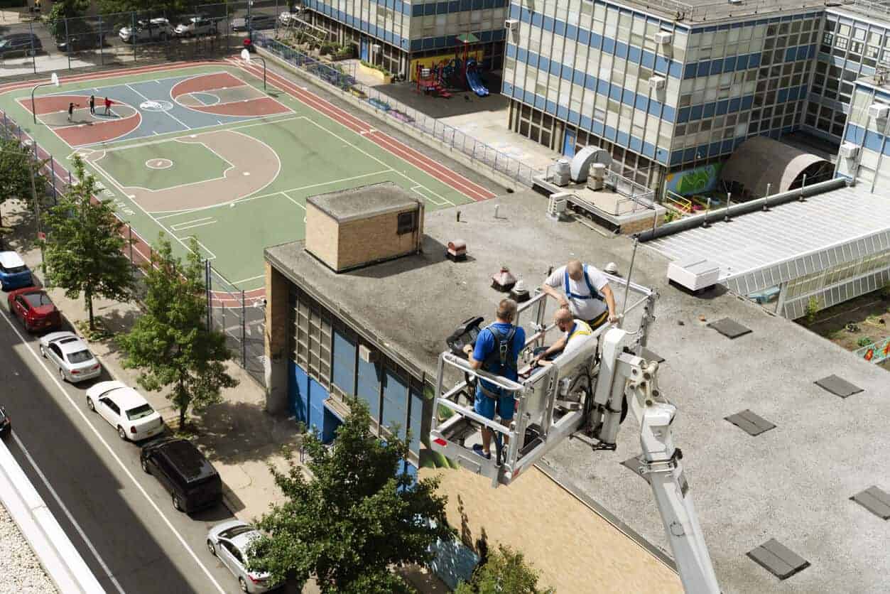 replacing a commercial roof